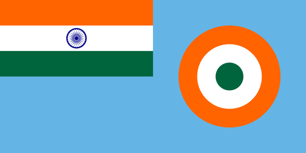 The Flag of the Indian Airforce