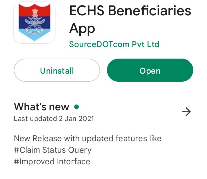 Mobile App for ECHS Beneficiaries