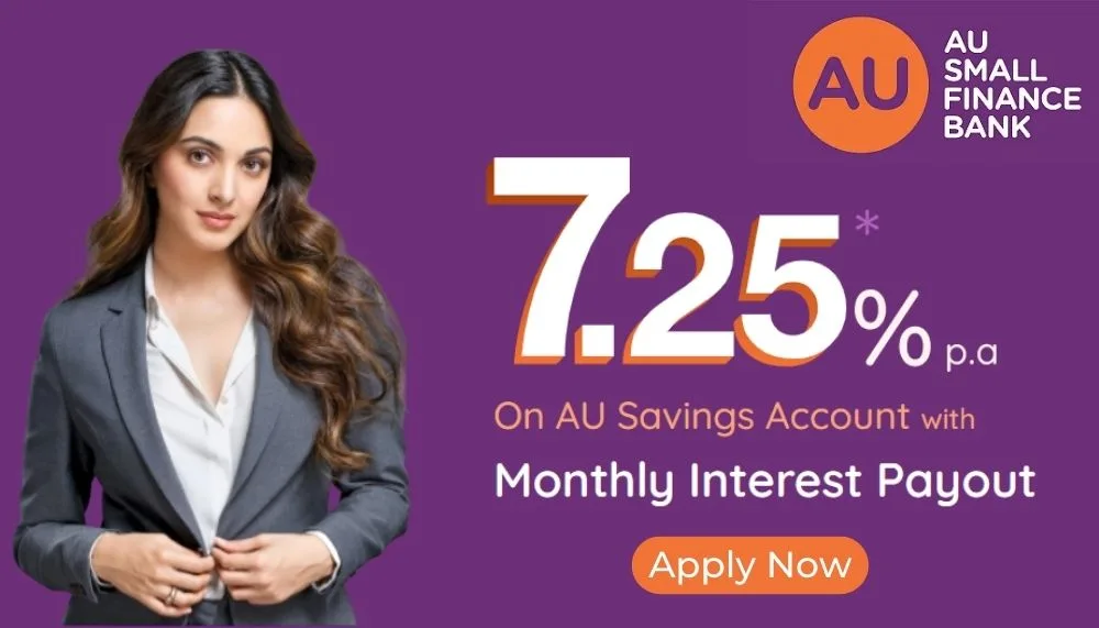 AU Bank Saving Account - Open Bank A/C With Video Call